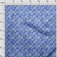 thumbnail image 2 of oneOone Cotton Silk Medium Blue Fabric Batik Sewing Material Print Fabric By The Yard 42 Inch Wide - 6W, 2 of 4
