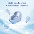 thumbnail image 4 of Heart Wireless Earbuds for Girls Kids, Cute Mini Tiny Small Invisible Earbuds Wireless Bluetooth for Small Ears Canals Women Rose Gold Kawai Blue Tooth Ear Buds for iPhone Android, 4 of 7