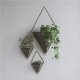 thumbnail image 2 of Moyic Maceta de cerámica para flores, soporte para plantas de hierro, maceta para colgar en la pared interior, jarrón geométrico, decoración de Decoración del hogar blanco Moyic HA024693-02, 2 of 6