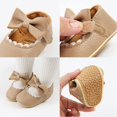 thumbnail image 3 of Infant Baby Girl Shoes Mary Jane Flats Dress Shoes Soft Anti-Slip Rubber Sole Walking Shoes Toddler Crib First Walker Shoes, 3 of 7
