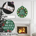 thumbnail image 4 of Christmas Wooden LED Decorative Wall Hanging Paintings - "Merry Christmas" Crafts with Ambiance Lights, Perfect for Home Wall Decor & Holiday Christmas Display, Green, 11.81in/30cm, 4 of 8