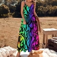 thumbnail image 2 of Animal Print Patterns Design Sleeveless Dress Woman Fashion Long Dresses Women's Summer Suit Dress 2025, 2 of 7