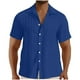 thumbnail image 1 of pstuiky camisetas camisas para hombre, Camisa deportiva de color liso para hombre con solapa, manga corta, top/camisa con solapa camisas casuales para hombre xxxl, 1 of 5