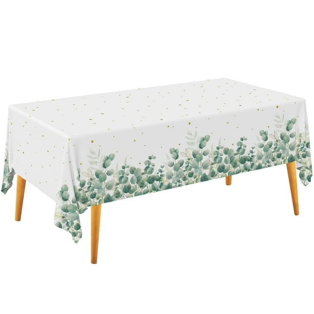 Mantel Gatherfun Sage Greenery para baby shower, 3 unidades