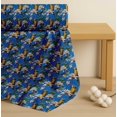 thumbnail image 4 of Soimoi Cotton Voile Fabric Macaw Parrot,Leaves & Waterlily Floral Printed Craft Fabric by the Yard 56 Inch Wide, 4 of 7