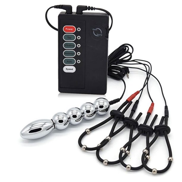 Electro Stimulator Black Massage Device Estim Power Box with Big Stim