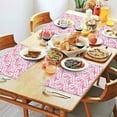 thumbnail image 2 of Pink Breast Cancer Summer Placemats Table Placemats Set Of 4-Linen Kitchen Washable Placemats Table Mats 11.8"x17.7" Non-Slip Heat Resistant, 2 of 6