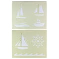 thumbnail image 2 of Boat Stencils Mylar 2 Pieces of 14 Mil  8 X 10 Inches - Painting /Crafts/ Templates, 2 of 2