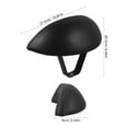 thumbnail image 2 of OUNONA Bike Backrest Black Iron Fatigue Reduction For Bicycle Long Rides 1Set, 2 of 8
