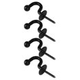 thumbnail image 5 of 4pcs Curtain Hooks Modern Simple Durable Hanging Hooks Wall Hooks Metal Hanger For Hotel Office (ruipei), 5 of 5
