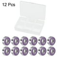 thumbnail image 5 of Uxcell Roulements à Billes ABEC7 pour Planche à Roulettes Patins à Roues Alignées 12 Pcs Violet ABEC-7, 5 of 5