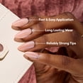 thumbnail image 4 of DIGI by Glamnetic Short Almond Artificial Press-on Nails, Lumi, 24 Pieces, 4 of 12