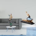 thumbnail image 2 of Figura de de ballet, estatua, escultura, colección, estatuilla, adorno de escritorio, centro de mesa, decoración de vitrina, comedor, regalo, b, 2 of 8