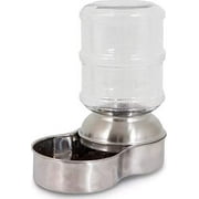petmate stainless steel replendish waterer, small (24345s)