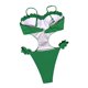 thumbnail image 5 of Traje de baño de mujer Traje de baño de bikini de color sólido Traje de baño de encaje de mujer Fridja  nalpqowj56689, 5 of 9