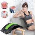 thumbnail image 3 of Back Massager Stretcher Equipment Waist Massage Instrument Massageador Fitness Lumbar Support Relaxation, 3 of 5