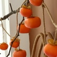 thumbnail image 6 of YIMWNYI Artificial Persimmon Garland, Lifelike Fake Fruit Decoration, Thanksgiving and Halloween Home Decor, Festive Hanging Ornament, Foam Fruit Pendant for Party and Kitchen Use, 6 of 8