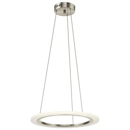 

Elan Lighting Hyvo Round LED Pendant in Brushed Nickel