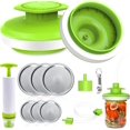thumbnail image 1 of Mason Jar Vacuum Sealer Kit, Jar Vacuum Sealer for Wide & Regular Mouth Mason Jars Canning Jars Sealer Jar Sealer with Accessory Port Compatible with Foodsaver, 1 of 8