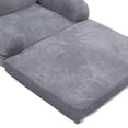thumbnail image 2 of M Buder Sofá para Niños Estilo Perro Gris Plegable Transpirable 2 Capas (48 cm / 18.9 in), 2 of 7