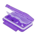 thumbnail image 2 of Unique Bargains 1 Pc 6 Grids Single Layer Pill Case Portable for Travel Purple, 2 of 6