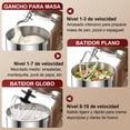 thumbnail image 4 of Batidora de Pedestal Planetaria Honinst 10 Velocidades Uso Doméstico Tazón de 4QT, 4 of 8