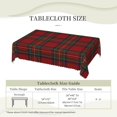 thumbnail image 6 of Rectangle Table Cloth, Scottish Clan Stewart Red Royal Tartan Plaid Resistant Washable Tablecloth Decorative Table Cover for Dining, Indoor and Outdoor, 6 of 6