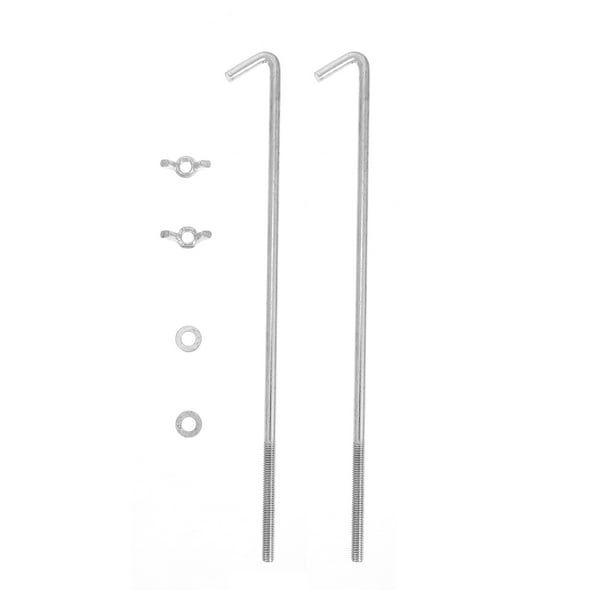 OUNONA 1 Set Battery Hold Down Bolts Battery Bracket Bolts Battery Bracket J Hook Bolt