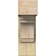 thumbnail image 2 of Ekena Millwork 8"W x 20"D x 24"H Olympic Block Rough Sawn Bracket w/ Offset Brace, Douglas Fir, 2 of 25