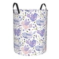 thumbnail image 2 of Xecao Lavender Flowers Print Laundry Hamper Basket,designed for Blanket Storage and Nursery Clothes in the Bedroom, 2 of 8