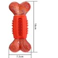 thumbnail image 2 of Bone Rubber Teeth Stick Beef Flavor wear-Resistant bite Cleaning Dog Toy (Color : Red), 2 of 5