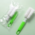 thumbnail image 5 of Sponge Long Handle Cup Brush Baby Glass Bottle Kitchen Cleaner Tool (Green), 5 of 7