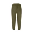 thumbnail image 5 of Capri Pants for Women Spring 2026 Drawstring Elastic High Waist Pants with Pocket Yoga Workout Cropped Joggers Ladies Comfy Plus Size 2026 Trendy Outfits Lightweight Cute Fashion Dressy Clothes, 5 of 6