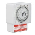 thumbnail image 1 of Temporizador mecánico con ciclo de 24 horas, intervalo de 15 minutos, tipo reloj, temporizador industrial preciso, interruptor de temporización CA 220 V, 1 of 12