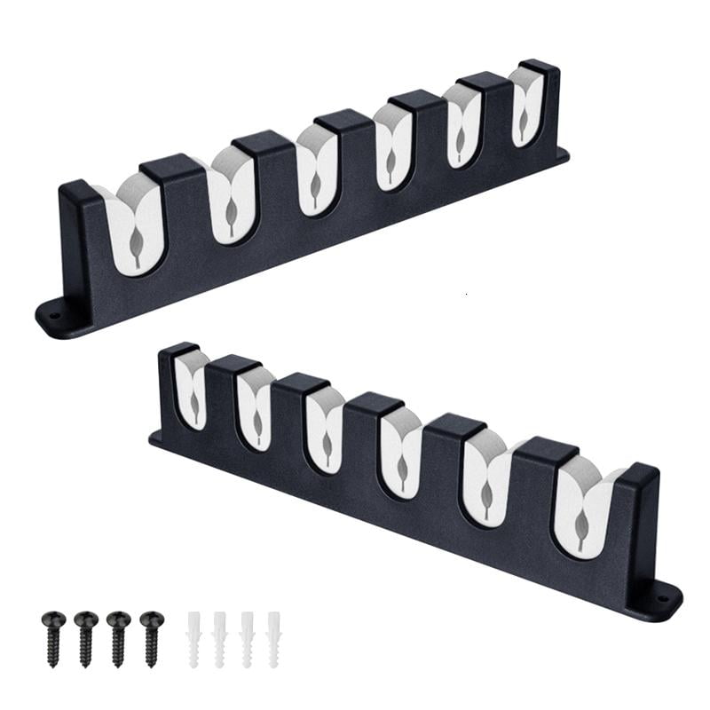 CEORPER Horizontal Pole Rack 6-Rod Fishing Rod Holders for Garage Cabin and Basement