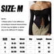 thumbnail image 4 of Tops cortos de manga larga para mujer, cárdigan de punto con lazo frontal, camiseta con mangas acampanadas y hombros descubiertos, 4 of 6