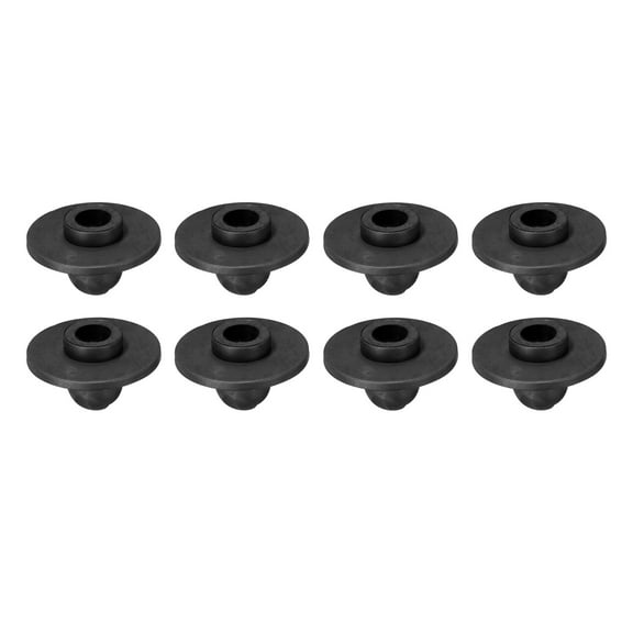 Uxcell Camping Chair Foot 13mm Tubing Dia Stool Feet Replacement, Black 8 Pack
