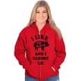 thumbnail image 4 of Like Pig Butts Cannot Lie Bacon Lover Zip Up Hoodie Men's Women's Brisco Brands M, 4 of 6