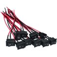 thumbnail image 1 of Ac 6a/250v 10a/125v 2 Solder Spst On/off Mini Boat Wired Rocker Switch 2pin Toggle Spst Switch Snap With Lines, 1 of 5