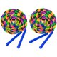 thumbnail image 1 of Pack de 2 Cuerdas de Saltar Largas de 16 Pies para Double Dutch, Cuentas Suaves TUB Anti-Enredos, Ajustables para 4-5 Personas, Colores Vibrantes para Niños y Adultos (Incluye Cuentas Extra), 1 of 6