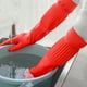 thumbnail image 4 of Un par de guantes de goma largos con tendones de vaca, guantes para lavar ropa, lavar platos y limpiar, pueden proteger sus manos., 4 of 5