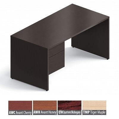 Desk Genoa Single Left Pedestal Avant Cherry Canada Genoa Single Left Pedestal Avant Cherry