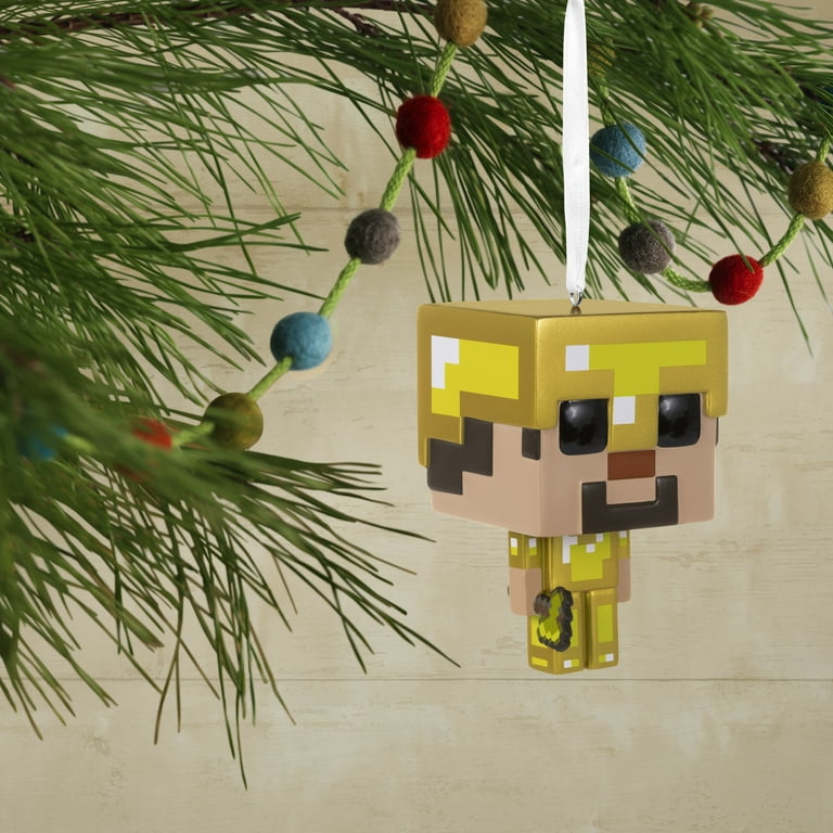 Hallmark Funko POP! Minecraft Steve in Gold Armor Christmas