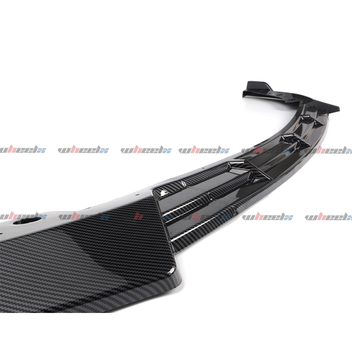 Front Lip Compatible with 2019-2022 BMW G20 3 Series With BASE Bumper Only, JDM Air Dam Lower Chin Bumper Splitter Protection Body Kit Fits for 4-Door Sedan 2019 2020 2021 2022(Carbon Fiber Look)