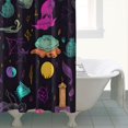 thumbnail image 4 of Mystical Halloween Pattern Shower Curtain 84"x72" ,Bathroom Decorative Shower Curtains Set with 12 Hooks,Modern Waterproof Washable Shower Curtain, 4 of 6