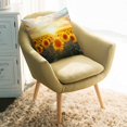 thumbnail image 2 of Throw Pillow Covers 26x26 Inch, Sunflower Farmhouse Decorative Pillow Cases for Couch Sofa Bed, Summer Watercolor Botanical Floral Cotton Linen Square Home Decor Pillowcases with Hidden Zipper, 2 of 7