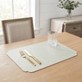 thumbnail image 5 of Unique Bargains 4Pcs Faux Leather Table Decor Placemats Matcha Green 17.7x11.8inch, 5 of 6
