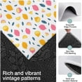 thumbnail image 3 of Yellow Pink Lemon Fruit Leaves White Pattern Kitchen Rugs Sets Of 3,Kitchen Runner Rugs Non Skid Washable,Decorative Kitchen Floor Mats for Kitchen,Sink,Laundry,17"x30"+ 17"x47" + 17"x59", 3 of 6