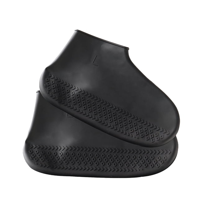 Hearth & Gear Surchaussures Unisexes en Silicone une Paire de Surchaussures Non en Silicone pour Journée de Pluie Routes Boueuses Veste de Randonnée Sac de Voyage pour Femmes avec Roues Couverture de Dossier de Pluie Élastique Tissu Léger pour Femmes