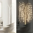 thumbnail image 5 of 6 ft Lighted Artificial Willow Trees - Weeping Willow Tree with Warm White Light, Christmas Thanksgiving Decor for Yard Patio Wedding Party, White, 5 of 7
